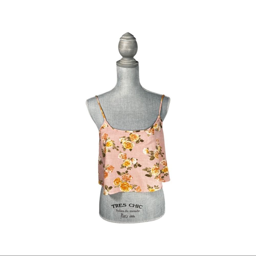 Pink crop top